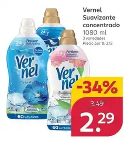 Rossmann VERNEL Suavizante concentrado oferta