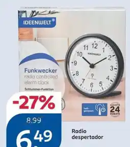 Rossmann IDEENWELT Radio despertador oferta