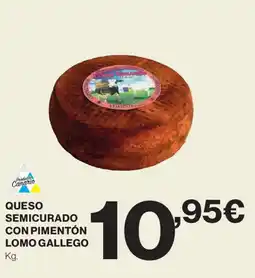 Supercor Queso semicurado con pimentón lomo gallego oferta