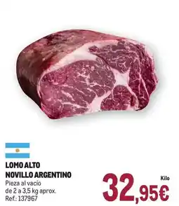 Makro Lomo alto novillo argentino oferta