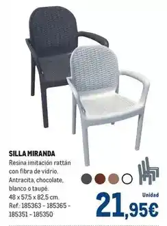 Makro Antracita - silla miranda oferta