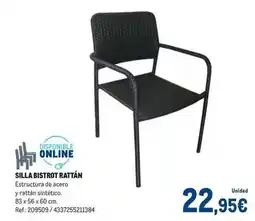 Makro Bistrot - silla bistrot rattán oferta
