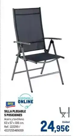 Makro Aro - silla plegable 5 posiciones oferta