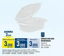 Makro Makro - envase con tapa microondas oferta