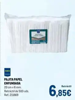 Makro Makro - paquita papel enfundada oferta