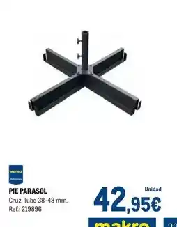 Makro Chef select - pie parasol oferta