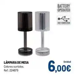 Makro Connection - lampara de mesa oferta