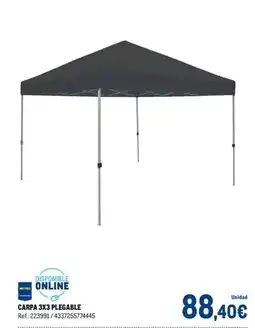 Makro Carpa 3x3 plegable oferta