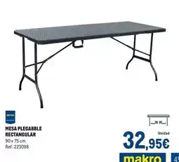 Makro Makro - mesa plegable rectangular oferta