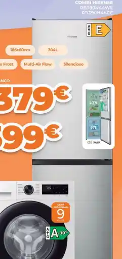 Pascual Martí HISENSE Combi rb390n4awe rb390n4ace oferta