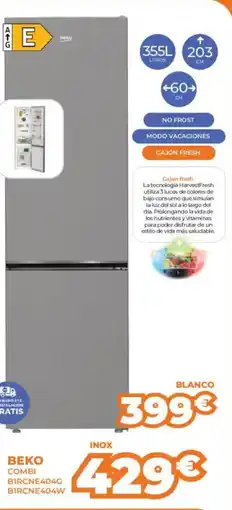 Pascual Martí BEKO Combi bircne404g bircne404w oferta