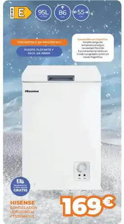 Pascual Martí HISENSE Congelador horizontal ft125d4awe oferta