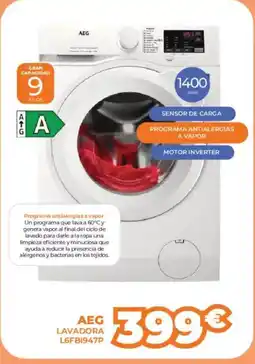 Pascual Martí AEG Lavadora l6fb1947p oferta