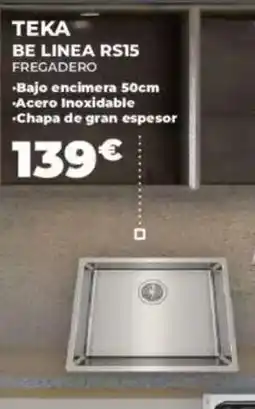 Pascual Martí TEKA Be linea rs15 fregadero oferta
