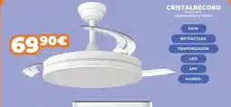 Pascual Martí Cristalrecord night evo ventilador de techo oferta