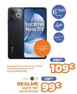 Pascual Martí REALME Note 70t smartphone oferta