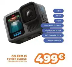 Pascual Martí Go pro 13 power bundle cámara deportiva oferta