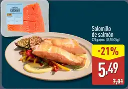 ALDI Solomillo de salmón oferta