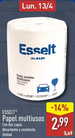 ALDI ESSELT Papel multiusos oferta