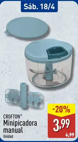 ALDI CROFTON Minipicadora manual oferta