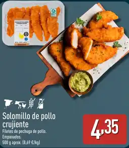 ALDI Solomillo de pollo crujiente oferta