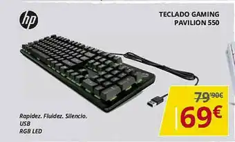 Dynos Informática Hp Teclado Gaming Pavilion 550 oferta
