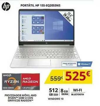 Dynos Informática Portátil Hp 15s-eq2055ns oferta