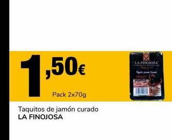 Supeco Taquitos De Jamón Curado La Finojosa oferta