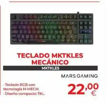 Computer Store Teclado Mktkles Mecánico Mars Gaming oferta