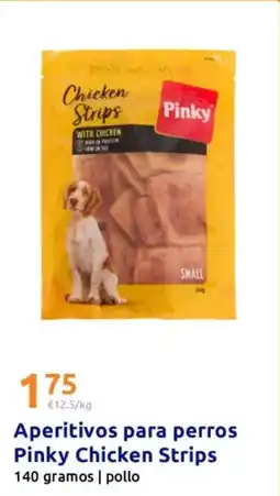 Action Pinky - aperitivos para perros chicken strips oferta