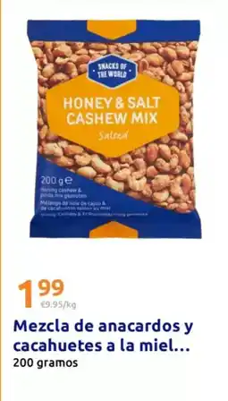 Action Snacks of the world - mezcla de anacardos y cacahuetes a la miel oferta