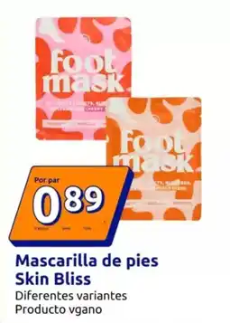 Action Skin bliss - mascarilla de pies oferta