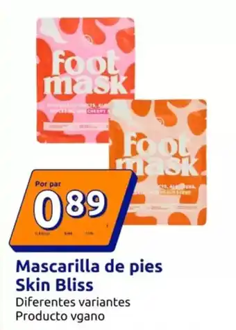 Action Skin bliss - mascarilla de pies oferta