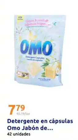 Action Omo - detergente en capsulas jabon de manos oferta