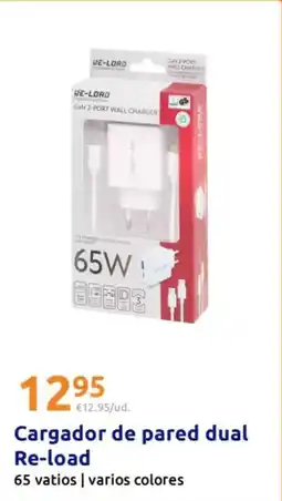 Action Re-load - cargador de pared dual oferta