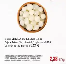 Abordo Ideal - cebolla perla oferta