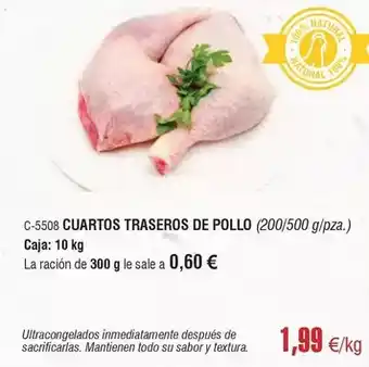 Abordo Cuartos traseros de pollo oferta
