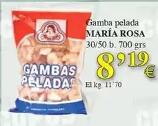 Congelados Copos María rosa - gamba pelada 30/50 oferta