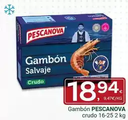 Supermercados Dani Pescanova - gambon crudo oferta