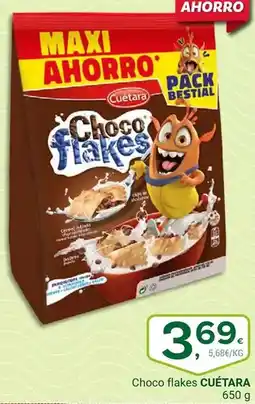 Supermercados Dani Cuétara - choco flakes oferta
