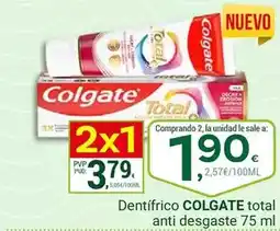 Supermercados Dani Colgate - dentifrico total anti desgaste oferta