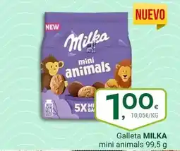 Supermercados Dani Milka - galleta mini animals oferta
