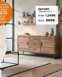 Mubak Abril - aparador oferta