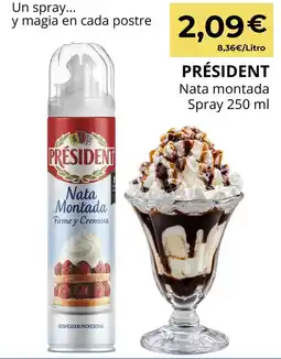 Sangüi Président - nata montada spray oferta