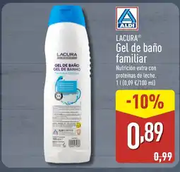 ALDI LACURA Gel de baño familiar oferta