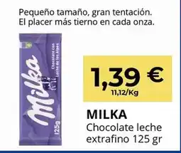 Sangüi Milka - chocolate leche extrafino oferta