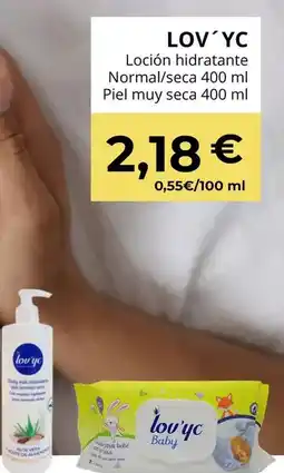 Sangüi Lov'yc - locion hidratante normal/seca oferta