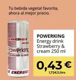 Sangüi Powerking - energy drink strawberry & cream oferta