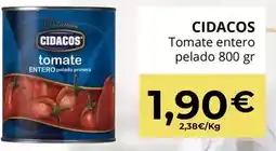 Sangüi Cidacos - tomate entero pelado oferta
