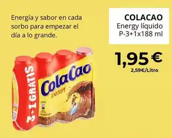 Sangüi Cola cao - energy líquido oferta
